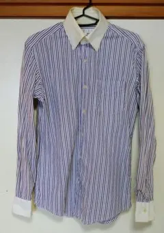 BUONA GIORNATA ストライプ長袖シャツ M