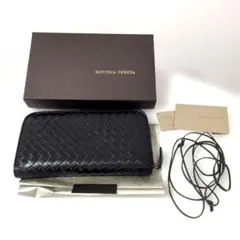BOTTEGA VENETA ブラック 長財布