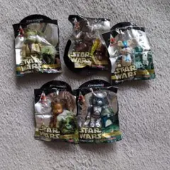STAR WARS キューブリック・ベアブリック 5体セット　ストラップ