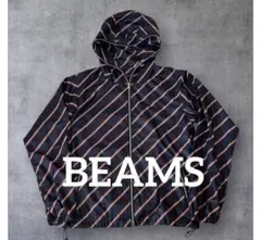 BEAMS ダブルジッパー　ジャケット　ボーダー