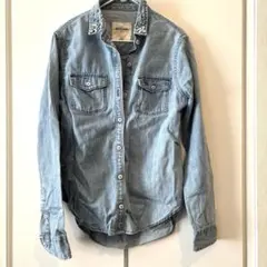 【出品〜3/18】アバクロキッズ abercrombie ダンガリーシャツ M