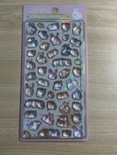ボンボンドロップシール モルモット&ウサギ 韓国