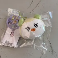 ATEEZ LINEFRIENDS フェイスぬいぐるみキーリング★ミンヨ　ミンギ