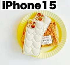 iPhone 15用 ハート型ケース