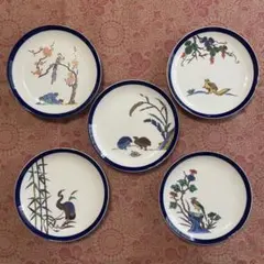九谷焼 鳥獣戯画スポーツ 小皿5枚セット とり皿 プレート ショップ