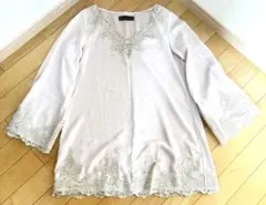 五分袖チュニック