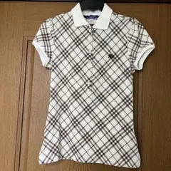 BURBERRY BLUE LABEL 半袖38 ノバチェック パフスリーブ