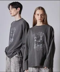 CLEL ヘビーウェイト ヴィンテージデザインプリントTシャツ