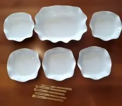 ホワイト陶器 食器セット / IVY GARDEN