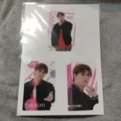 EBiDAN くじ　vol.2 E賞　　　ビジュアルクリアカード　超特急タカシ