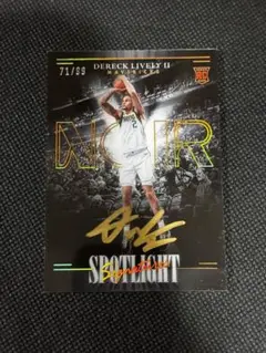 DERECK LIVELY II Spotlight Signatures