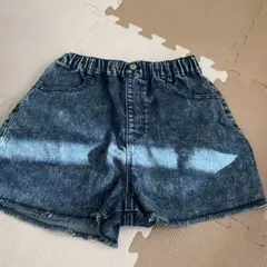 春用　使いやすい　デニムショートパンツ 160cm