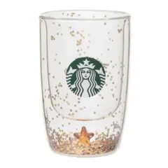 スターバックス スタバ ホリデー2025ダブルウォール耐熱グラススター355ml