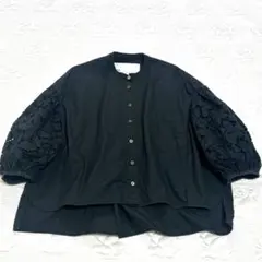 美品 TICCA 2,6万円 スタンドカラーブラウス ハイネックブラウス 566