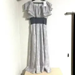 マジェスティックレゴン　ダブルカラーコルセットワンピース　グレー