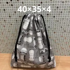 お着替え袋　体操服袋　シューズ袋　上履き入　ハンドメイド　男の子　車　乗り物