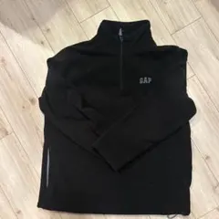 Gap ハーフジップ フリース ブラック XL ヴィンテージのサムネイル