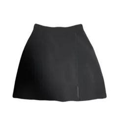 Shang Pinブラック スリット入りタイトスカート　S