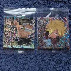 ワンピース　ウエハース　シール　ゾロ＆サンジ