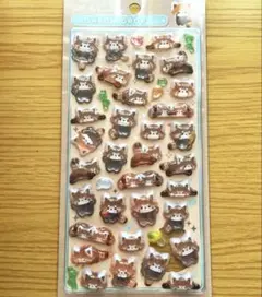 新作　ボンボンドロップシール　レッサーパンダ