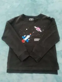 GLOBAL WORK 宇宙デザイン Tシャツ 130