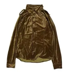 00s gold jacket Y2K Japanese Label L.G.B