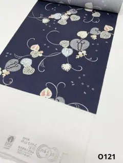小紋 紋意匠 丹後ちりめん 草花 反物 正絹 O101 - メルカリ