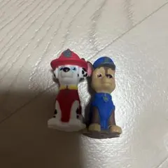 パウパトロール ソフビフィギュア マーシャル チェイス 未使用品