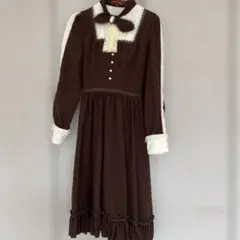 BODY LINE ブラウン ゴスロリドレス M