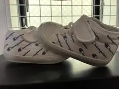 Champion ロゴプリント スニーカー ホワイト　14cm