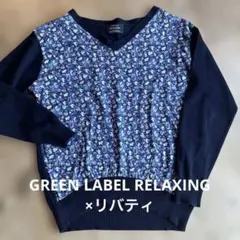 ユナイテッドアローズ　Sporting&Style ×リバティ　Vネック ニット