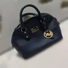 マイケルコース ネイビー ショルダー/ハンドバッグ ゴールドチャーム
