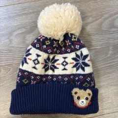 ミキハウス ニット帽 Sサイズ46-52