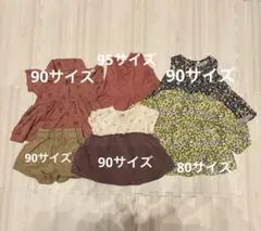女の子 80〜95cm まとめ売り 6着