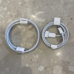 Lightningケーブル 2本セット ホワイト