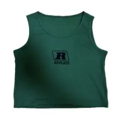 shein REPLACE ロゴ入り クロップドタンクトップ