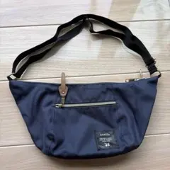 anello ネイビー ショルダーバッグ
