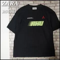 ZARA RHUIGI ザラ ルイージ コラボ 半袖Tシャツ ブラックのサムネイル