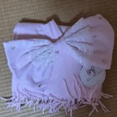 しまむら　眞白ありす　ビッグリボン　ストール　マフラー　リボン　ピンク　量産型のサムネイル