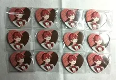 そらまふうらさか バレンタイン あほの坂田 ハート缶バッジ