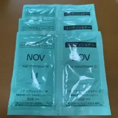 NOV ノブ シャンプー M ヘアーコンディショナーD サンプル6点
