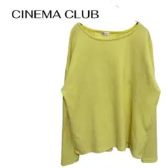 CINEMA CLUBシネマクラブ 長袖カットソーブラウス　大きめL