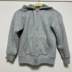 GU ジップパーカー 裏起毛 子供用 150cm