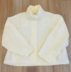 UNIQLO ウィンドプルーフスタンドブルゾン　オフホワイト