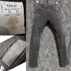定価39600円 Replay×RATTLE TRAP ハイパーフレックスデニム