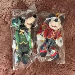 ディズニー ハッピーくじ　B賞　ミッキー グーフィー 2種セット