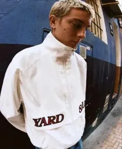 YARD SALE ナイロンジャケット ホワイト