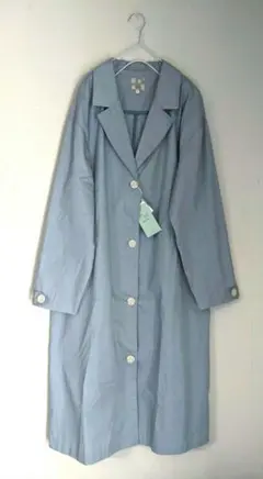 新品ノースオブジェクトKeittoブルー色マーガレットネーム付スプリングコートM