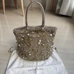 【極美品】ANTEPRIMA ワイヤーバッグ フィオーリ ペルラーティ 3WAY 極美品☆アンテプリマ フィオーリ ペルラーティ ワイヤーバッグ