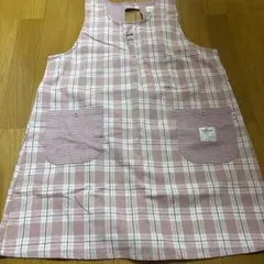 Big mama エプロン ピンク チェック柄のサムネイル